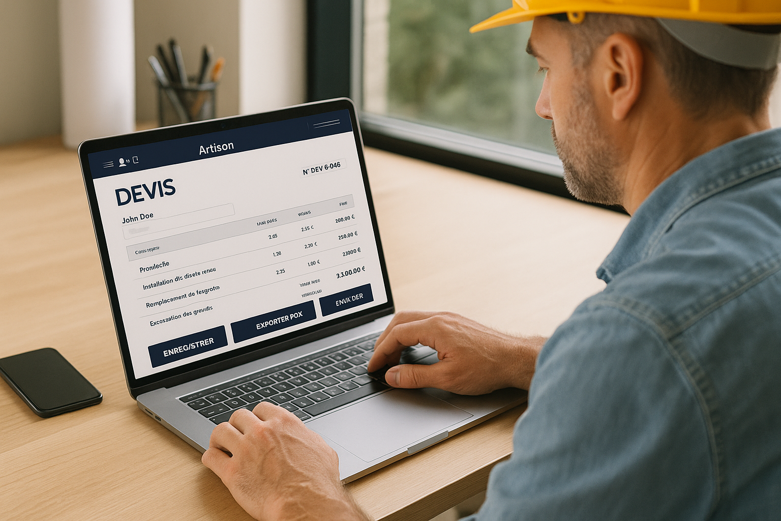 Logiciel de devis pour artisan bâtiment